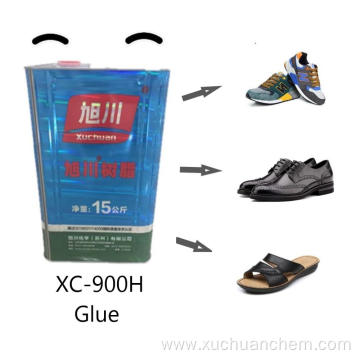 Non-yellowing high viscosity shoes PU glue